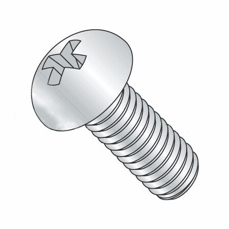 Newport Fasteners #12-24 x 1-1/2 in Phillips Round Machine Screw, Zinc Plated Steel, 100 PK 379002-100